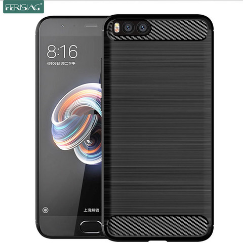 Case For Xiaomi Mi Note 3 Case Xiaomi Note3 Cases Silicone TPU Bumper Shockproof Carbon Cover for xiaomi Mi Note 3 Capa Coque ► Photo 1/6