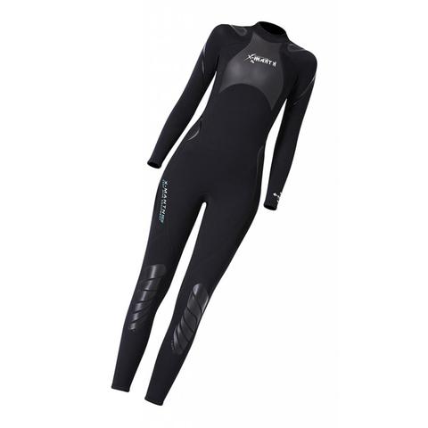 3mm Neoprene Wetsuit, Women Full Suit Scuba Diving Surfing Swimming Thermal Swimsuit Rash Guard - Various Sizes ► Photo 1/4