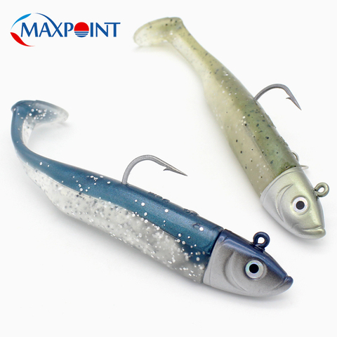 4.5 inch JIG Shad with 22g Jig Head 9cm Super Soft Vinyl Paddle Tails for Seabass Zander Fishing Lure 5 colors Soft Bait KIT ► Photo 1/6