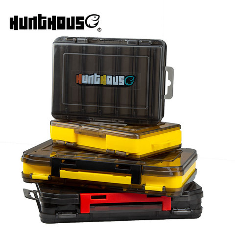 Hunthouse Double Sided High Strength Fishing Tackle Box Fishing Accessories Lure Hook Boxes Plastic Bait Equipment ► Photo 1/6