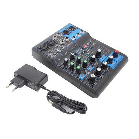Finlemho DJ Mixer Audio Console MG06 Professional Audio 48V Phantom Power For Power Amplifier Subwoofer Speaker Line Array ► Photo 1/5
