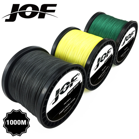 JOF PE Fishing Line 8 Strands Braided Fishing Line 22-88LB 1000M 500M 300M 100M Multifilament Fishing Line Smooth ► Photo 1/6