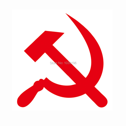Car Styling Funny USSR CCCP Sickle and Hammer Car Vinyl Decal Body Stickers PVC Carving Vinyl Decal Car Accessory ► Photo 1/6