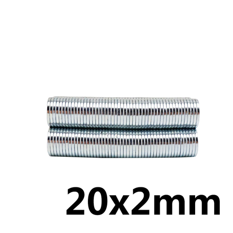 5/10/20/30/50/100pcs 20x2 Super Powerful Strong Magnetic 20mmx2mm Permanent Neodymium Magnets 20x2mm Round Magnet 20*2 ► Photo 1/4