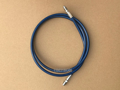 AN3 Universal Motorcycle Brake Oil Hose Line Stainless Steel Braided PTFE Pipe With M10X1 Male Fittings ► Photo 1/5