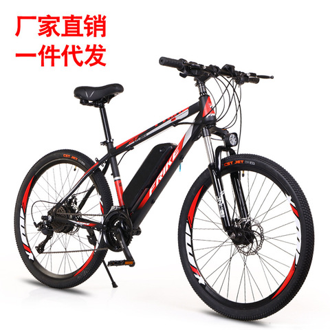 26 Inch Electric Lithium Mountain Bike Adult Variable Speed 36V 10AH Lithium Battery Electric Mountain Bike ► Photo 1/5