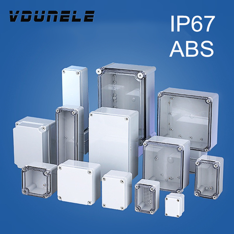 Waterproof  Junction Box ABS Electronic Project Instrument Case Electrical Outdoor IP67 Project Box Plastic Enclosures Housing ► Photo 1/6