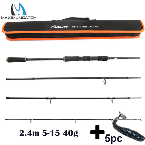 Maximumcatch 2.4M Lure Weight 15-40g Spinning Fishing Rod For Lure Fishing ► Photo 1/6