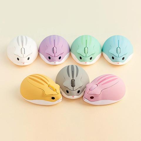 Cute Hamster Shape 2.4GHz Mini Wireless Mouse 1600DPI Optical Mouse for Computer Laptop ► Photo 1/6