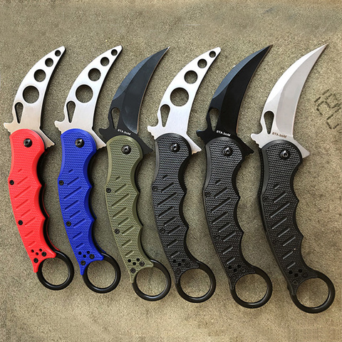 Karanbit hunting tactical claw knife, blade 5Cr13, ABS handle, folding training practice without blade cs go edc outdoor tool ► Photo 1/6