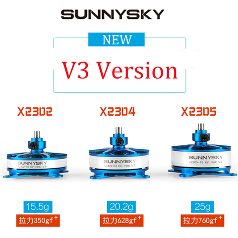 Sunnysky F3P Indoor Power X2302 X2304 X2305 1400KV 1480KV 1500KV 1620KV 1650KV 1800KV 1850KV motor for RC models ► Photo 1/6