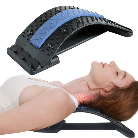 Magnetic Therapy Back Massage Stretcher Posture Corrector Neck Stretch Relax Fitness Lumbar Support Spine Orthosis Pain Relief ► Photo 1/6