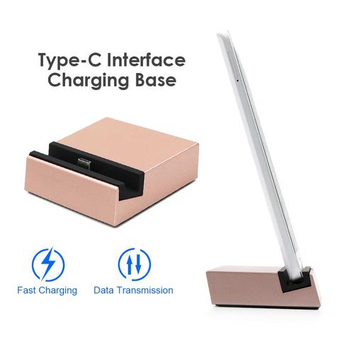 USB 3.1 Type-C Charger Base Station Cradle for Huawei Xiaomi Mi 4C Phone Charging Stand Power Holder Dock ► Photo 1/6