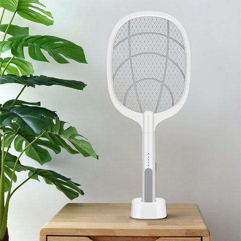 Handheld Home Electric Fly Mosquito Swatter Racket Bug Racket Insects Killer Home Garden Pest Bug Anti Mosquito Fly Trap Lamp ► Photo 1/6