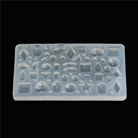 Rectangle Cabochon Silicon Pendant Molds For Epoxy Resin crystal 43 Patterns Mold Making Jewelry tools DIY Art Making ► Photo 1/6
