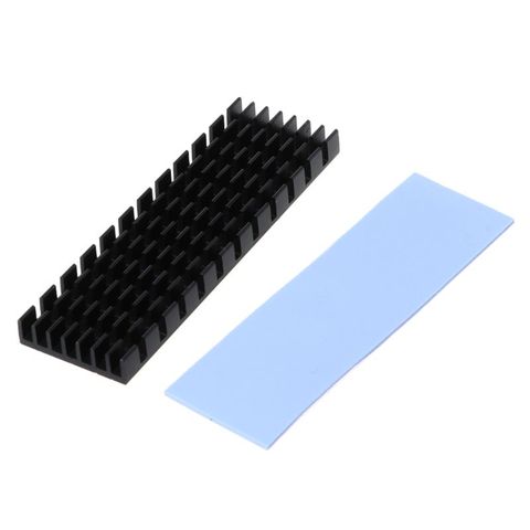 Heatsink Heat Dissipation Aluminum Radiator M.2 Cooling Heat Sink Heat Thermal Pads for M.2 2280 PCI-E NVME SSD ► Photo 1/6