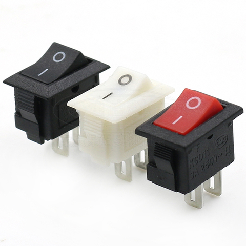 2Pins  Rocker Switch  1 Circuit 3A 250V ON-OFF I-O Sign