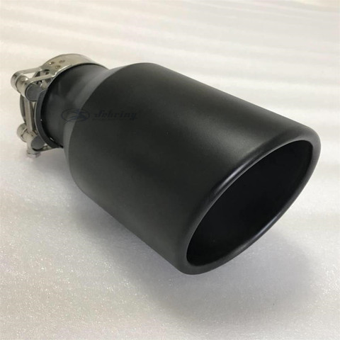 car muffler modified tail pipe stainless steel black large caliber 115 universal tail throat Matte car accessories exhaust tips ► Photo 1/6