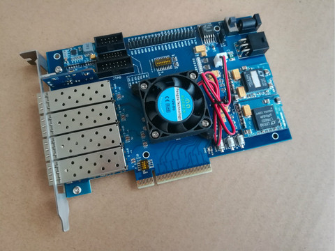 Xilinx Fpga Development Board Xilinx Pcie Kintex 7 Development Board Xc7k420tsfp+10G ► Photo 1/4