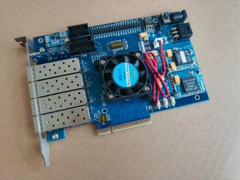 Xilinx Fpga Development Board Xilinx Pcie Kintex 7 Development Board Xc7k420tsfp+10G ► Photo 1/4