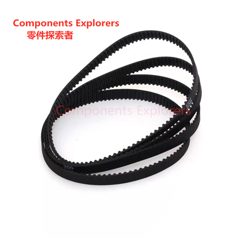 2GT Timing Belt 206 208 210 212 214 216 218 220 222 224 226mm Length 3.5mm 6mm 9mm Width GT2 Closed Loop Rubber Belts For Pulley ► Photo 1/6