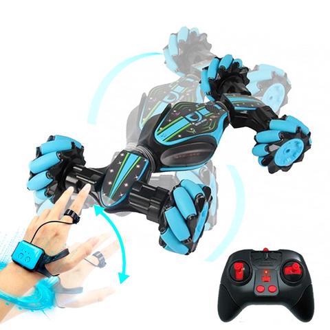 RC Stunt Car Watch Control Gesture Induction Deformable Electric RC Drift Car Transformer Car Toys for Kids with LED Light ► Photo 1/6