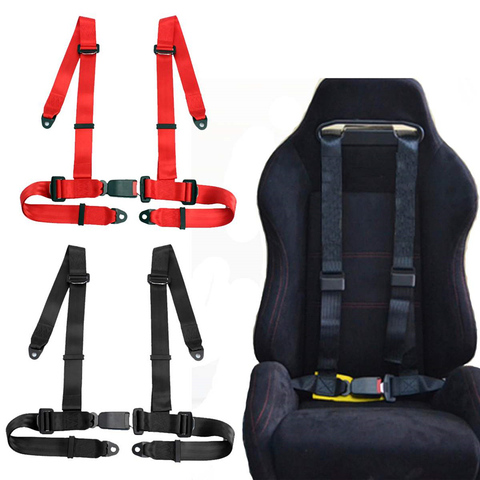 Car Racing Seat Belt  Sports Racing Harness Safety Seat Belt 3 4 Point Fixing Mounting Quick Release Nylon ► Photo 1/6