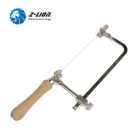 Z-LION 1PC Coping Saw Steel Frame With 2m Diamond Wire Saw Dry Wet Use For Wood Stone Jade Metal Cutting Multifunction Hand Tool ► Photo 1/6