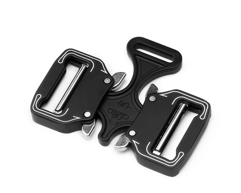 38mm Metal Double Quick Release Buckles Hook Safety Tactical Belt Buckle Strap Canvas Webbing Diy Outdoor Sports rock Climbing ► Photo 1/6