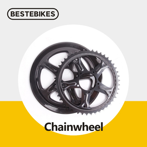 Bafang 8fun 44T/46T/48T/52T Chainwheel For BBS01 BBS01b BBS02 BBS02b 250W 350W 500W 750W Mid Drive Motors Ebikes Conversion ► Photo 1/2