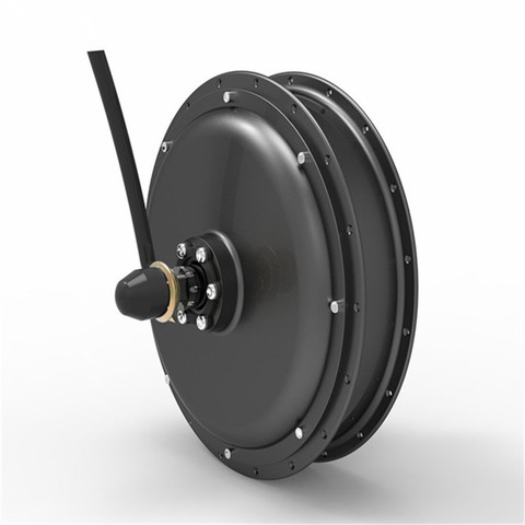 Efficiency >80% 72v 5000w Brushless Hub Motor, 4T 150mm Dropout High Torque Gearless Motor ► Photo 1/2