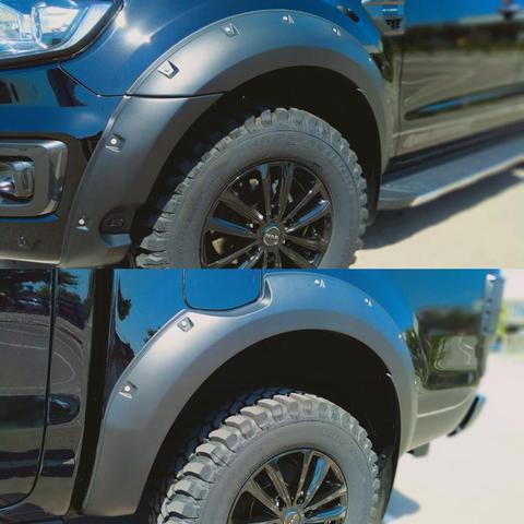 Wheel Arch Fender Flares For Ford Ranger 2016 2017 2022 Wildtrak T7 T8 MK2 MK3 Double Cabin Pocket Riveted Nut ► Photo 1/6