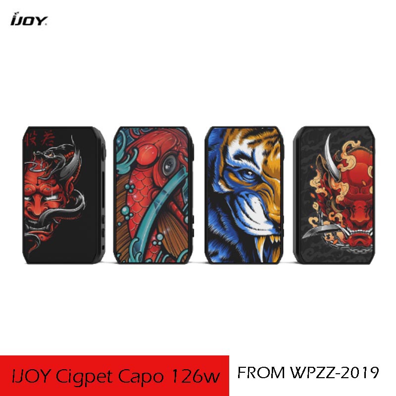 Ship to Turkey IJOY Cigpet Capo Box MOD 126w powered by dual 18650  batteries vape mod 0.05~3.0 ohm 510 Tank VS drag 2/Dovpo m vv - Price  history & Review