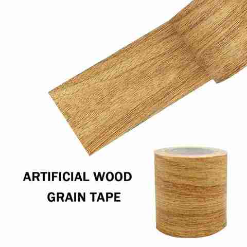 4.75cm Vintage Wood Grain Tape DIY Furniture Repair Adhesive Duct Tape Decor Oak Grain Sticker For Covering Scratches ► Photo 1/6