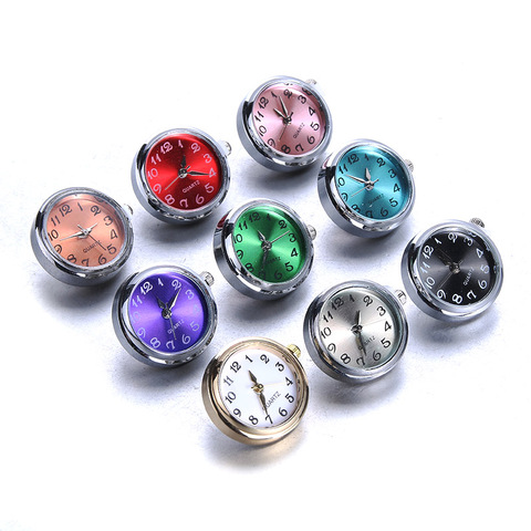 DIY 18mm Glass Watch Snap Buttons Interchangeable Jewelry Can Move Replaceable Snaps Buttons Fit Snap Button Bracelet Jewelry ► Photo 1/6