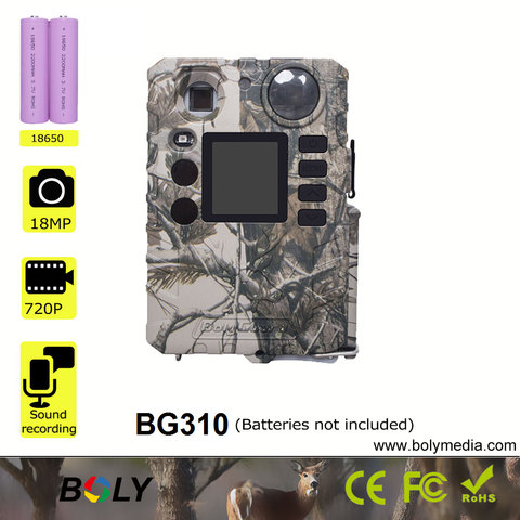 little hunting camera using18650 batteries 18MP 940nm LED low glow night vision cheap tree camera support Boly solar panel ► Photo 1/6