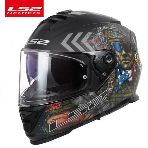 Casco LS2 STROM Motorcycle Helmet ls2 ff800 full face helmets capacete moto with fog-free system ► Photo 1/5