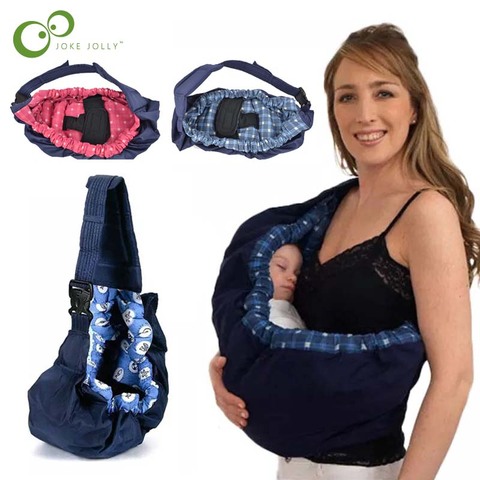 Newborn Baby Carrier Swaddle Sling Infant Nursing Papoose Pouch Front Carry Wrap Pure Cotton Breastfeed Feeding Carry Bag ZXH ► Photo 1/5
