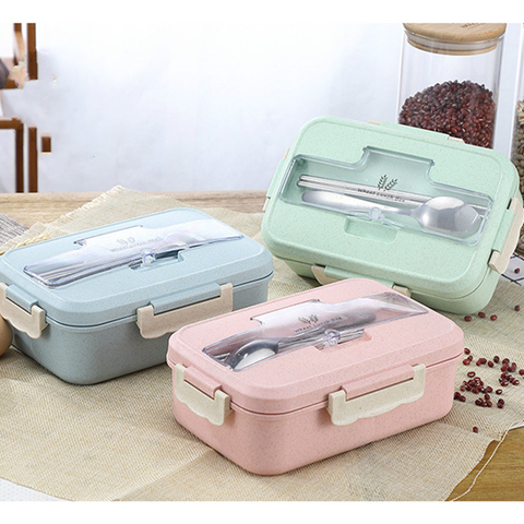Leakproof Lunch Box Separate Compartments Children School Bento Box Food Container Microwave Dinnerware Lunch Box for Kids ► Photo 1/6