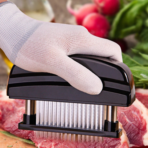 Meat Tenderizer Stainless Steel Knife Meat Beaf Steak Mallet Meat Tenderizer Hammer Pounder Cooking Tools 48 Blades Needle ► Photo 1/6