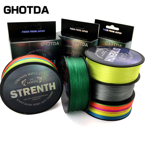 9 Strands 8 Strands 4 Strands 100M 150M 300M 500M PE Blue Braided Fishing Line Sea Saltwater Carp Fishing Weave Super Strong ► Photo 1/6