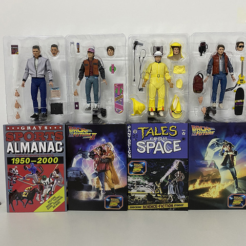 Marty McFly Figure DOC Brown Neca Back To The Future Ⅱ Sports Almanac  Biff Tannen Figures Ultimate 1955 The 35th Anniversary ► Photo 1/6