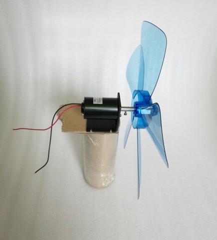 36W DC wind generator small micro-12V-24V DC permanent magnet motor Model vertical axis ► Photo 1/5