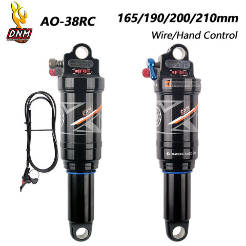 DNM AO-38RC MTB Air Rear Shock Wire/Hand Control Downhell Rear Shocks with Lockout Mountain Bicycle Parts 165/190/200/210mm ► Photo 1/6