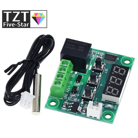 W1209 DC 12V heat cool temp thermostat temperature control switch temperature controller thermometer thermo controller + Case ► Photo 1/6