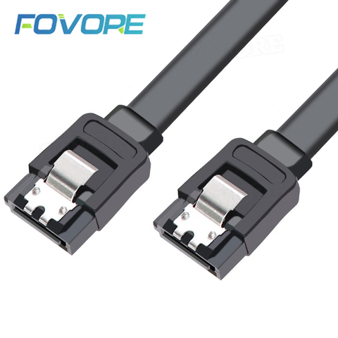 SATA 3.0 III 6Gb/s 40cm Hard Disk Drive Data Serial ATA Straight Cable SATA 3 Cable 26AWG for HDD SSD Cord line 7pin sata cable ► Photo 1/6