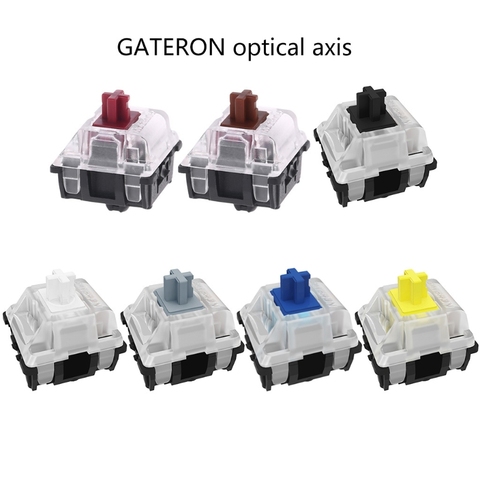 Hot Gateron Optical Switches Interchange Optical Switch Mechanical Keyboard SK61 SK64 Blue, Red, Brown, Black,Yellow,Axis 0560 ► Photo 1/6