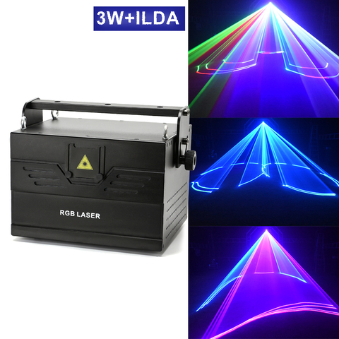 3W ILDA 3D scan stage laser light wedding party profession strong beam DMX lighting club DJ Disco Animation strong beam laser pr ► Photo 1/6