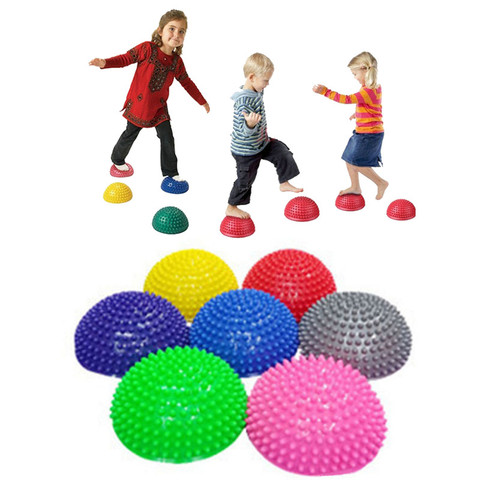 Funny Balance Ball Physical Fitness Exercise Outdoor Sport Toys For Children Kids Game Durian Yoga Balls Training Equipment ► Photo 1/6