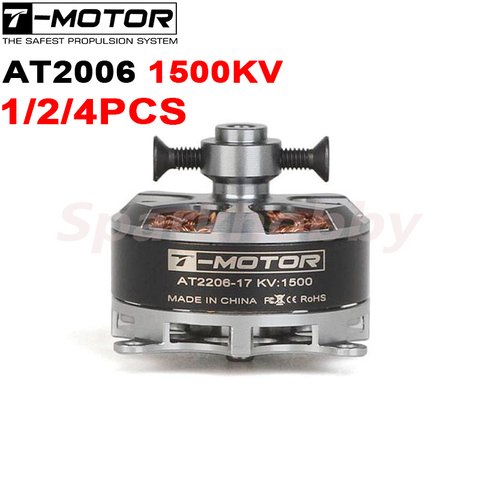 1/2/4PCS TMOTOR Sale AT2206 1500KV Motor 2-3S 12N14P 25g Power Engine Parts Motor For RC 3D F3P Fixed-wing airplane drones ► Photo 1/6